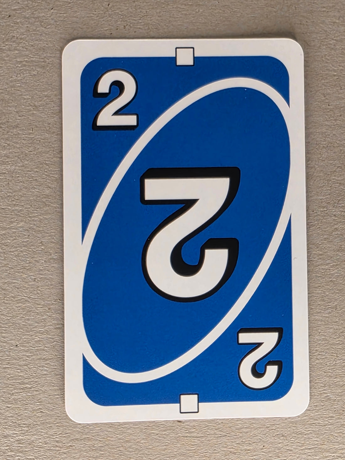 Uno Single Replacement Card – Blue 2