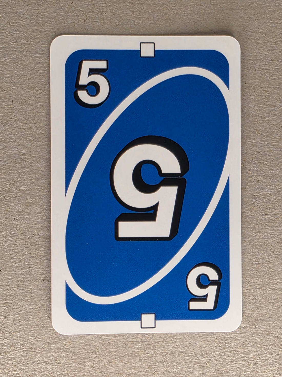 Uno Single Replacement Card – Blue 5
