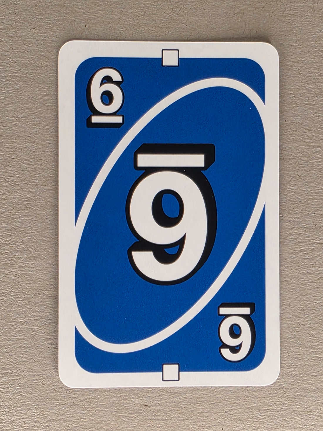 Uno Single Replacement Card – Blue 6