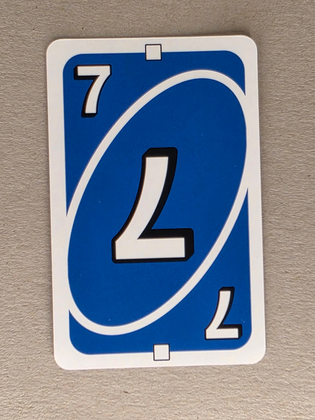 Uno Single Replacement Card – Blue 7