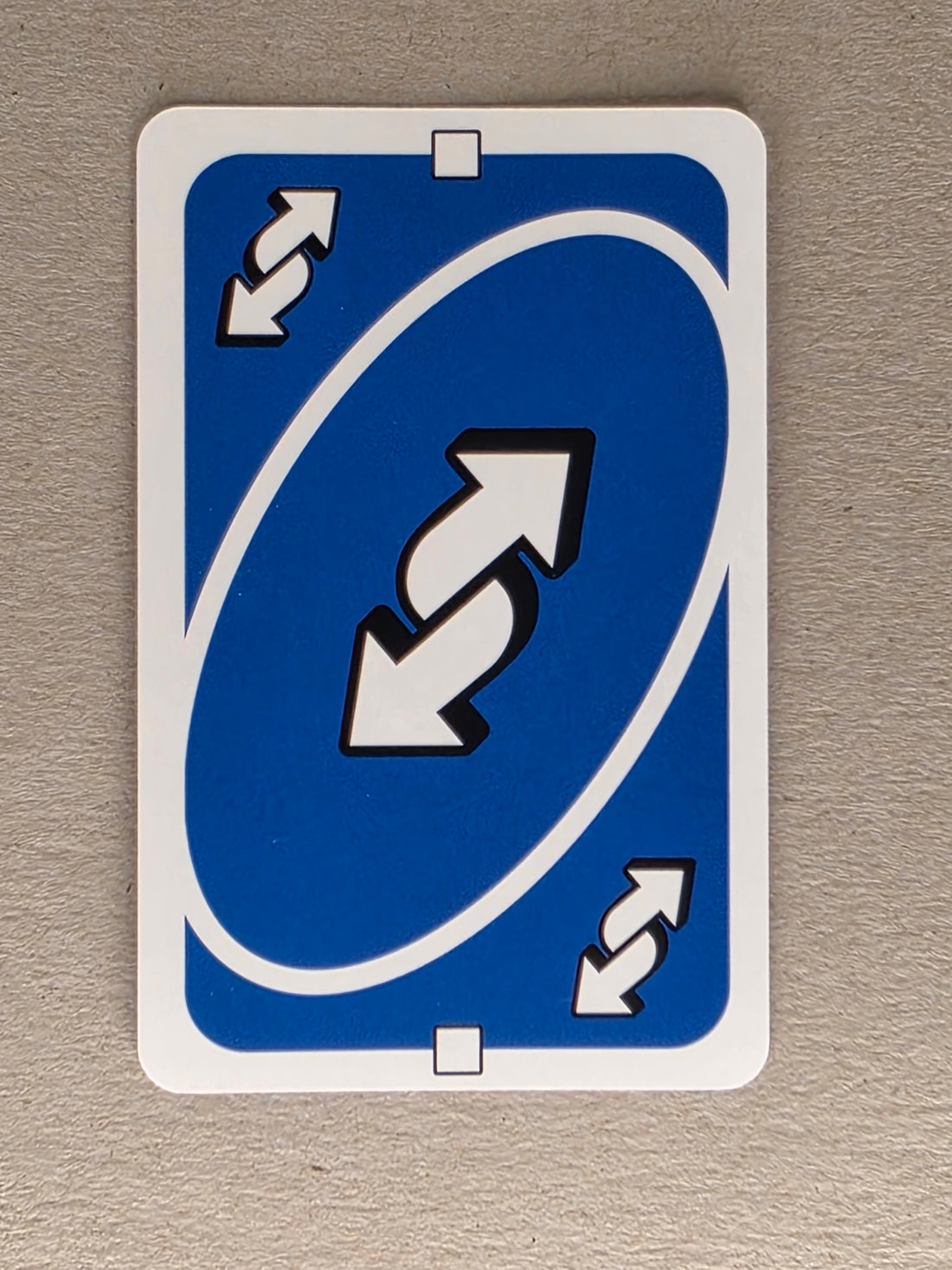 Uno Single Replacement Card – Blue Reverse