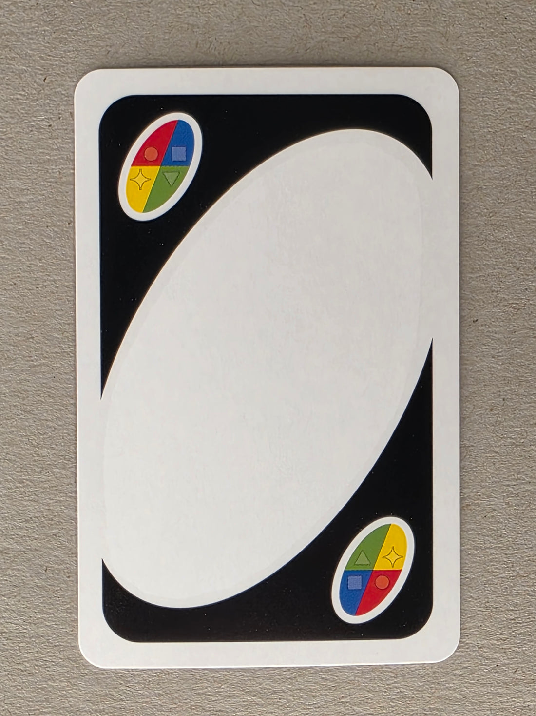 Uno Wild Card Blank Single Replacement