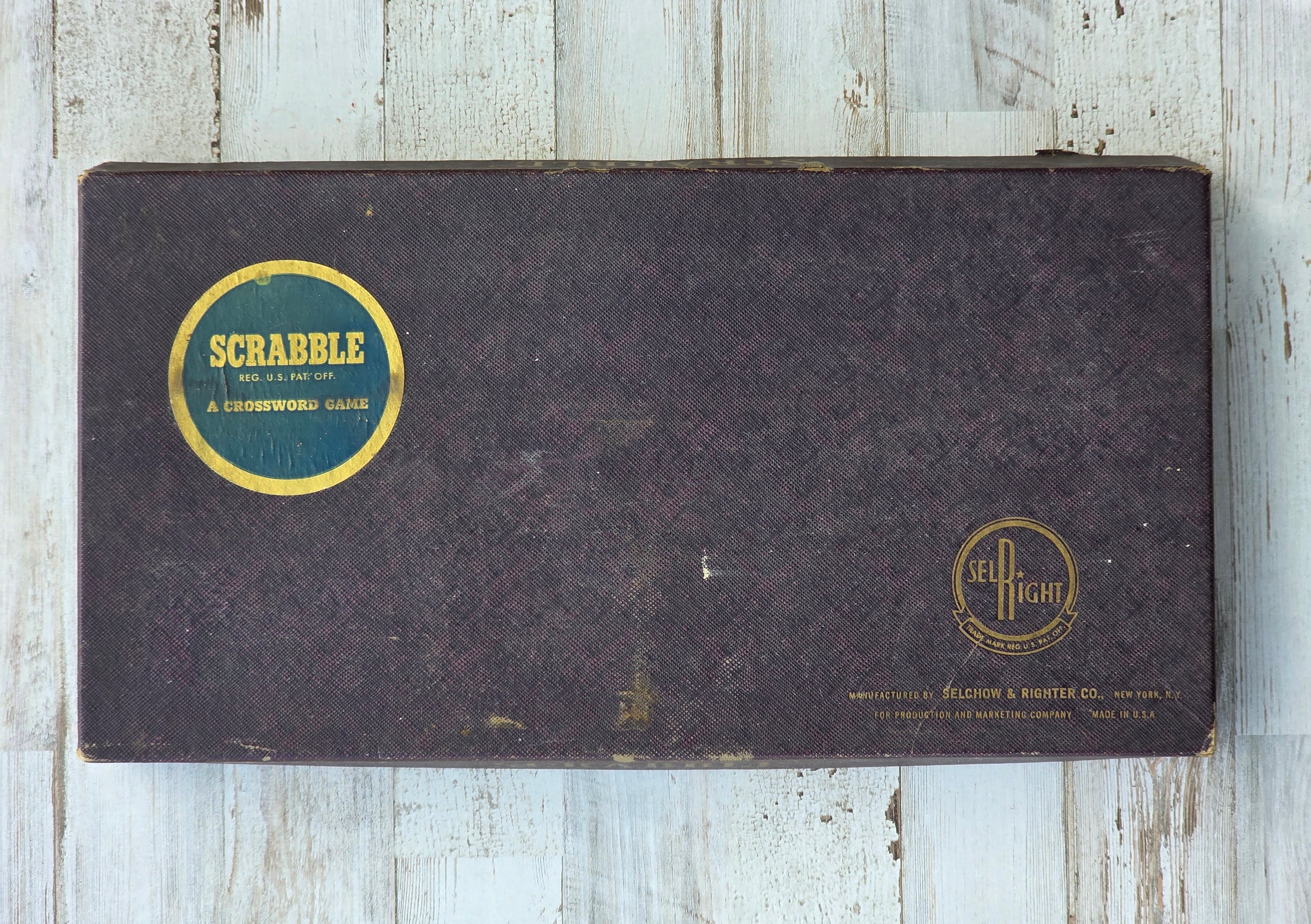 Vintage 1953 Scrabble Game – Complete Set