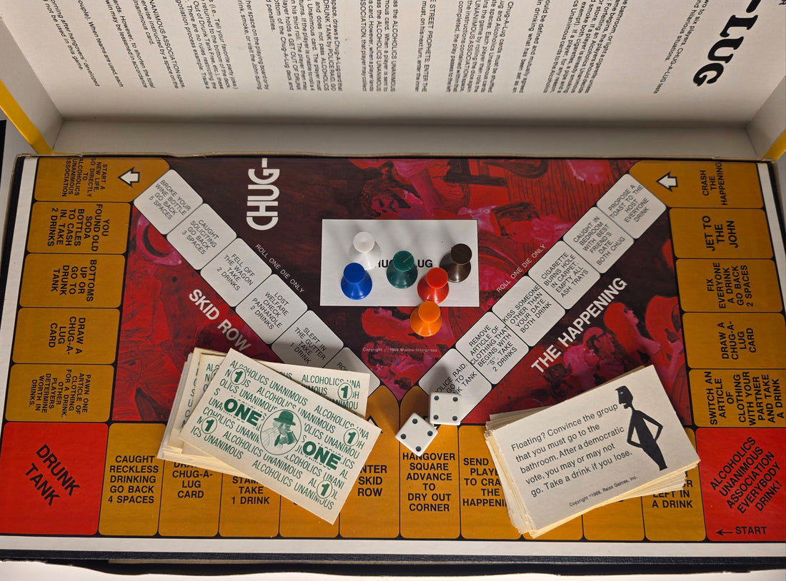 Vintage 1974 Chug-A-Lug – Drinking Party Game (Complete)