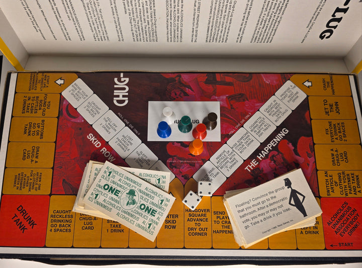 Vintage 1974 Chug-A-Lug – Drinking Party Game (Complete)