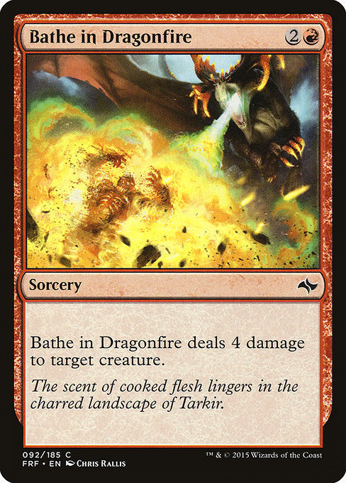 Bathe in Dragonfire - MTG Fate Reforged (FRF)