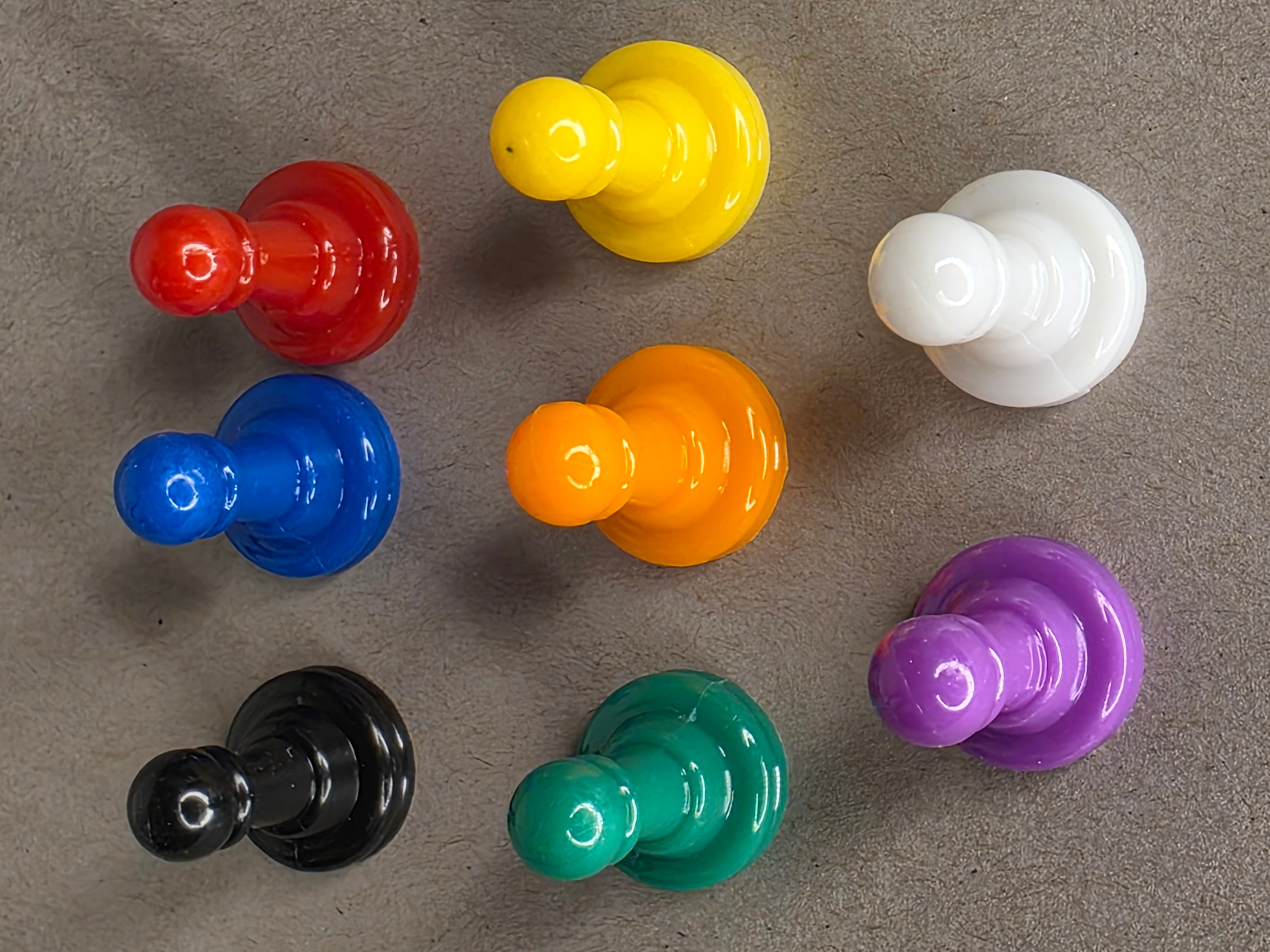 basic plastic game pawn 