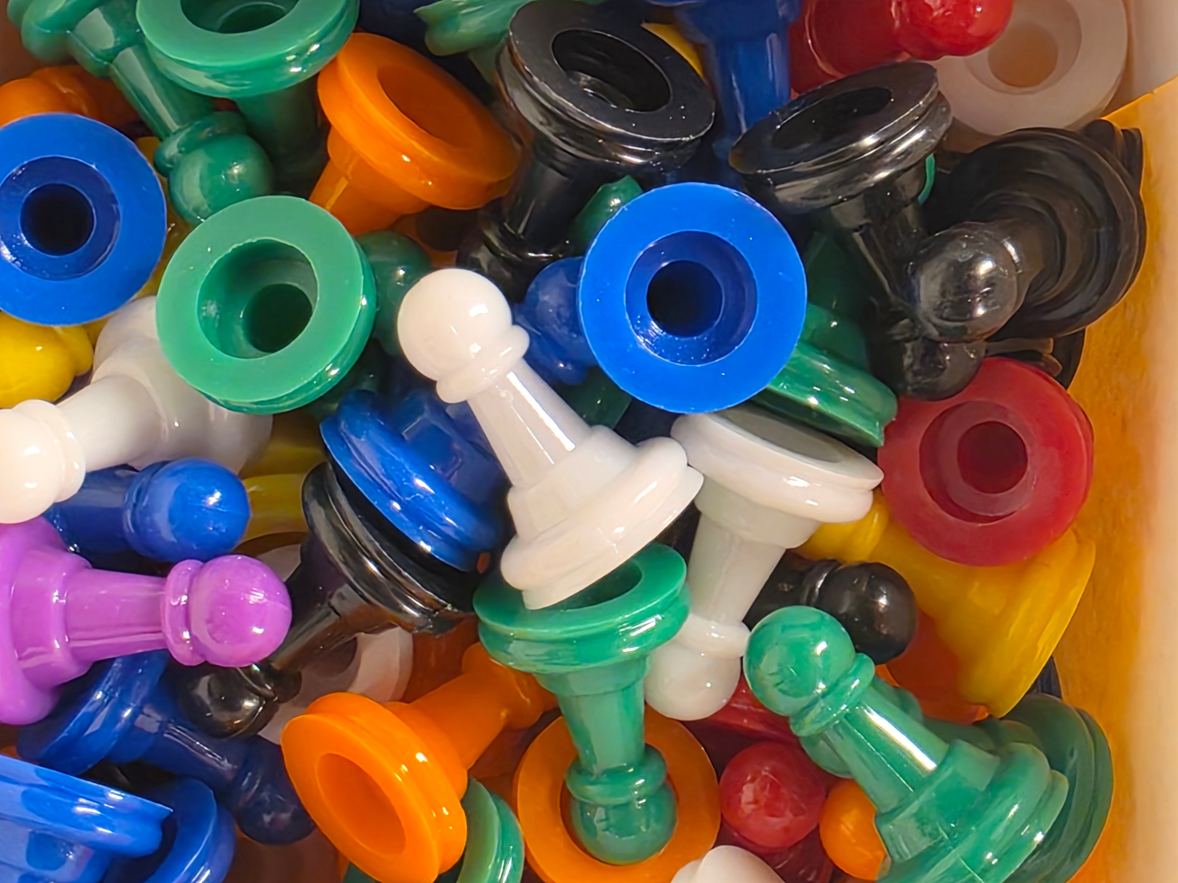 basic plastic game pawns