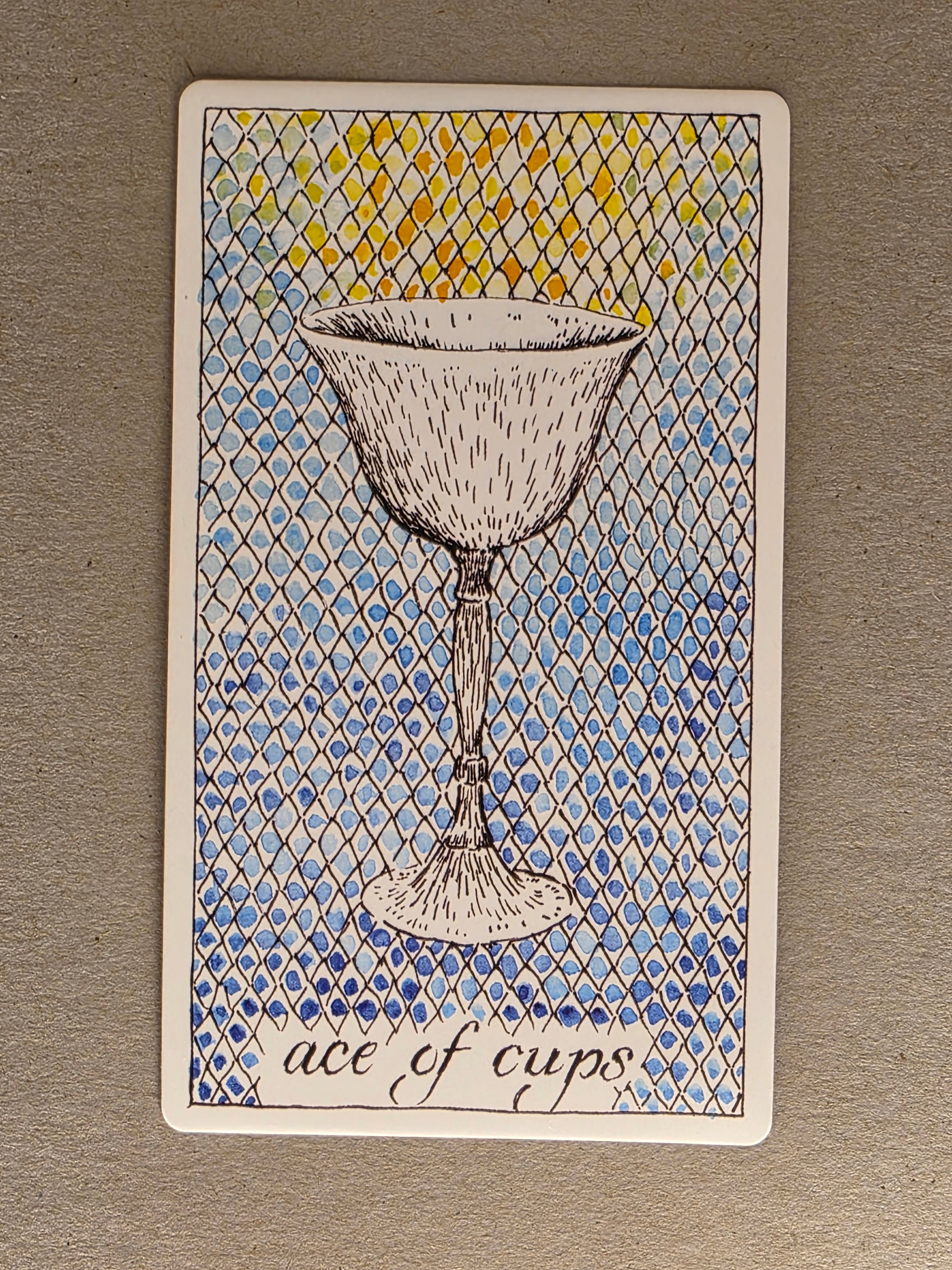 wild unknown ace of cups single card replacement