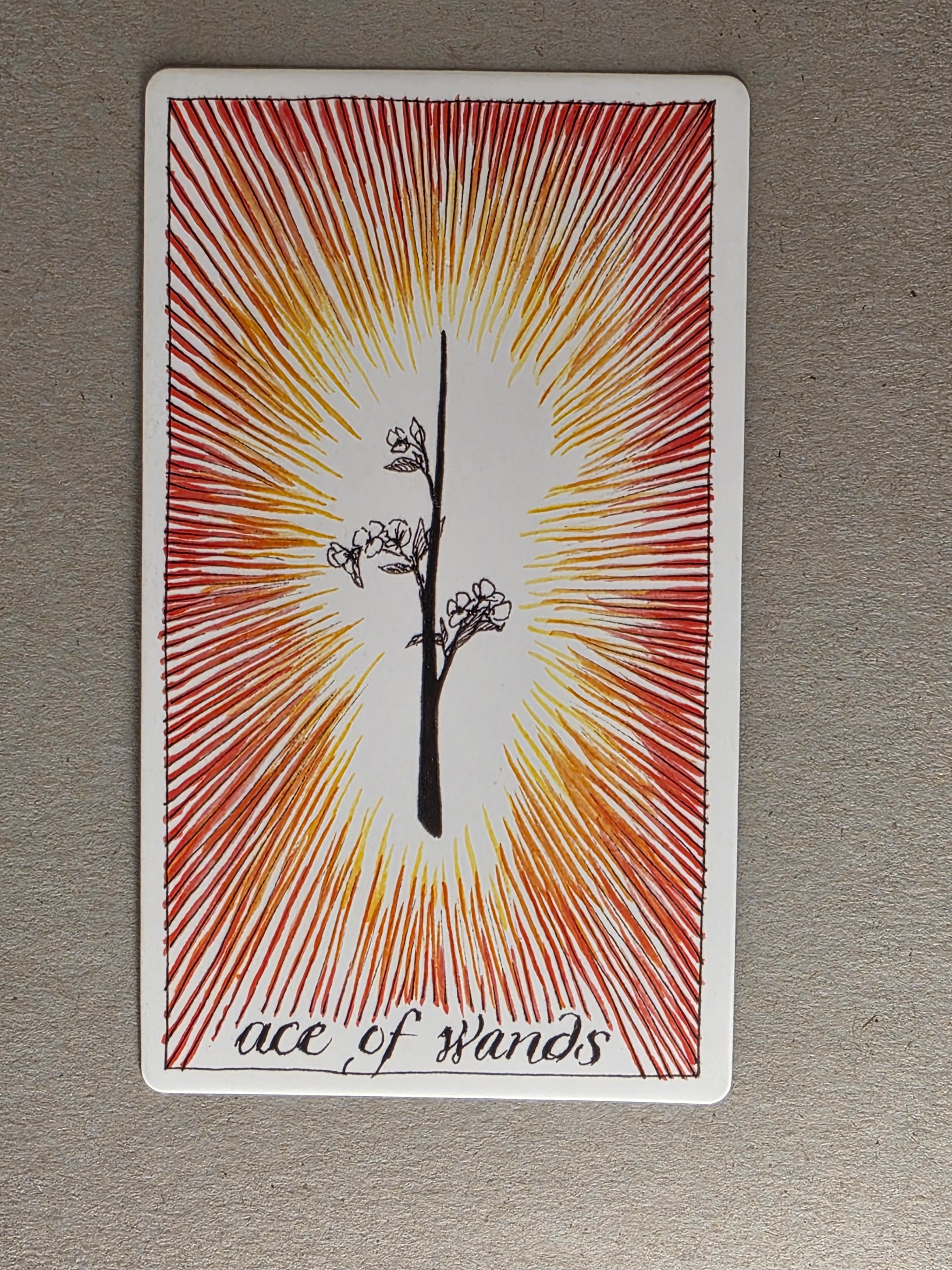 wild unknown ace of wands single card replacement