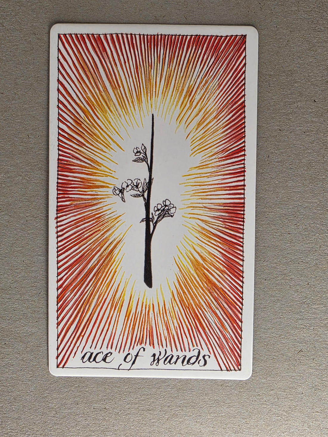 wild unknown ace of wands single card replacement