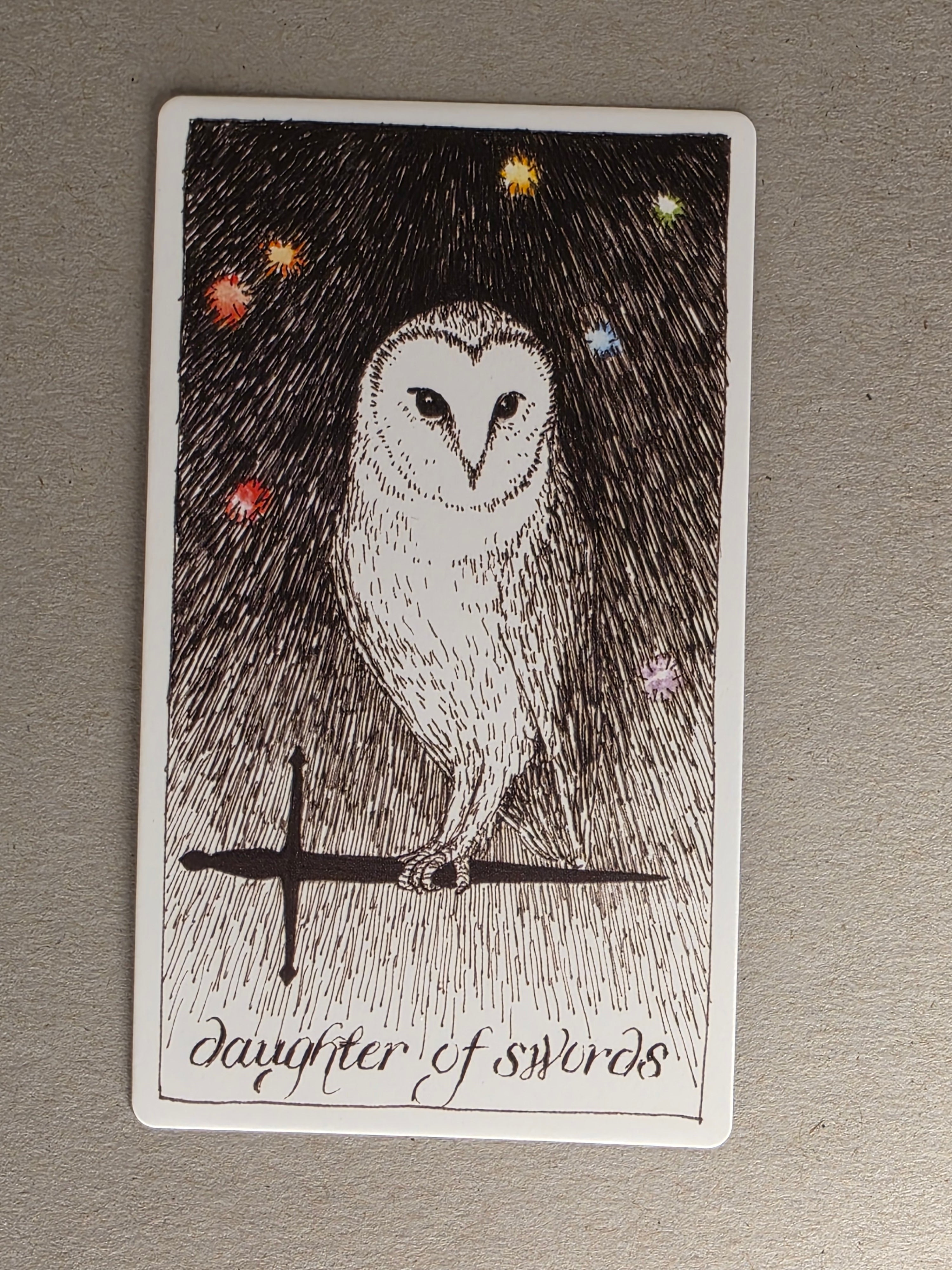 wild unknown daughter of swords single card replacement