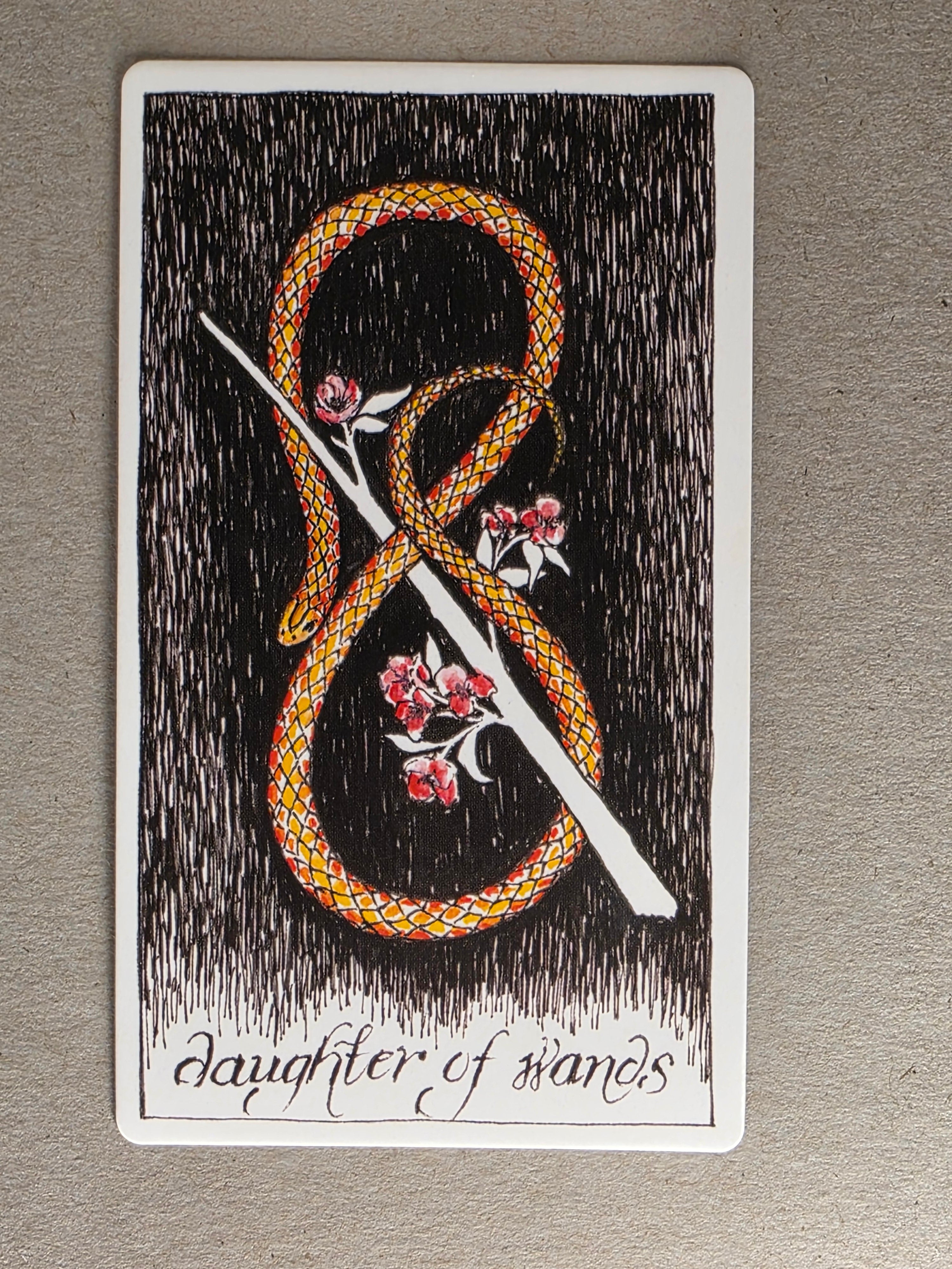 wild unknown daughter of wands single card replacement