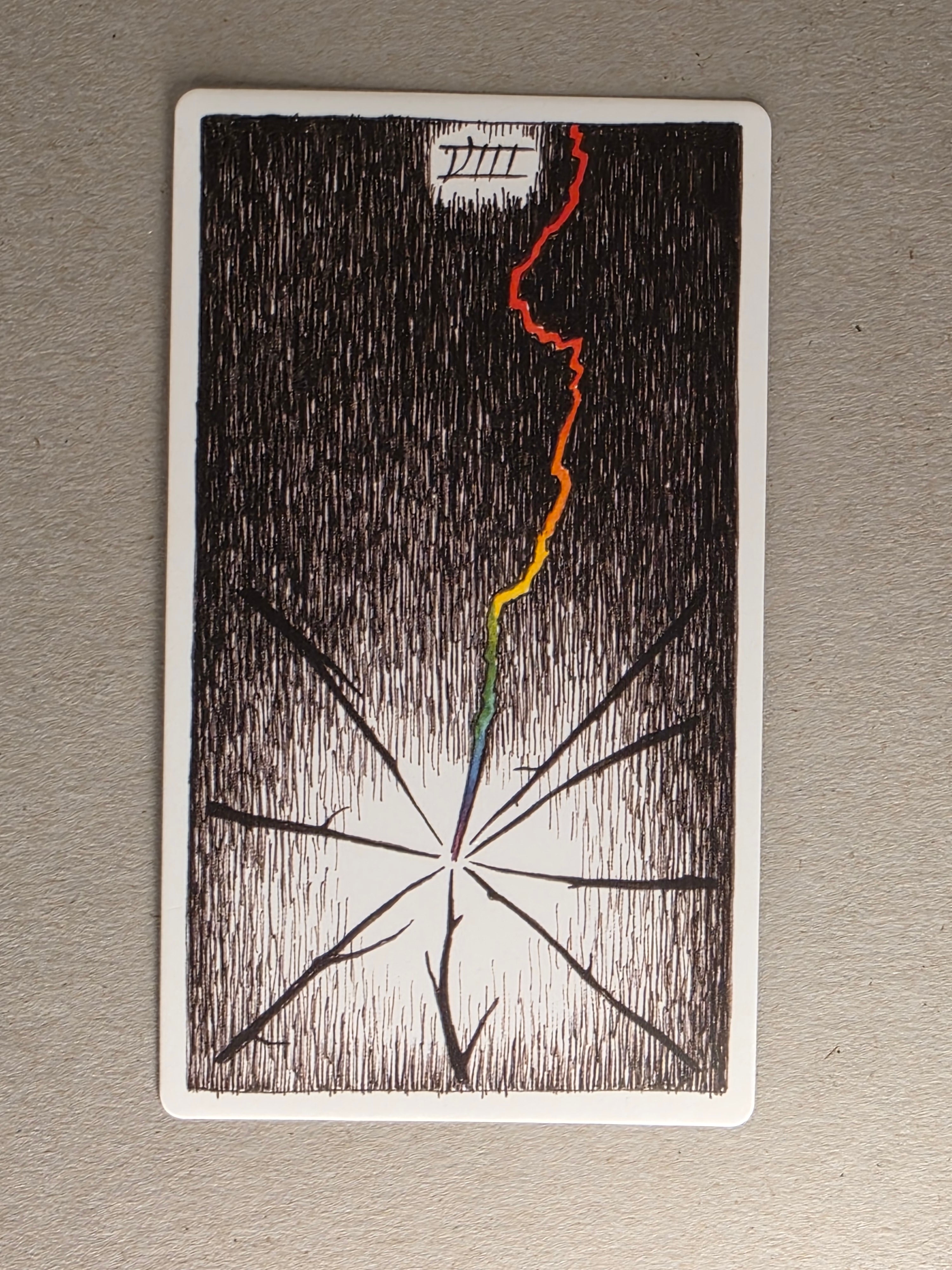 wild unknown eight of wands single card replacement