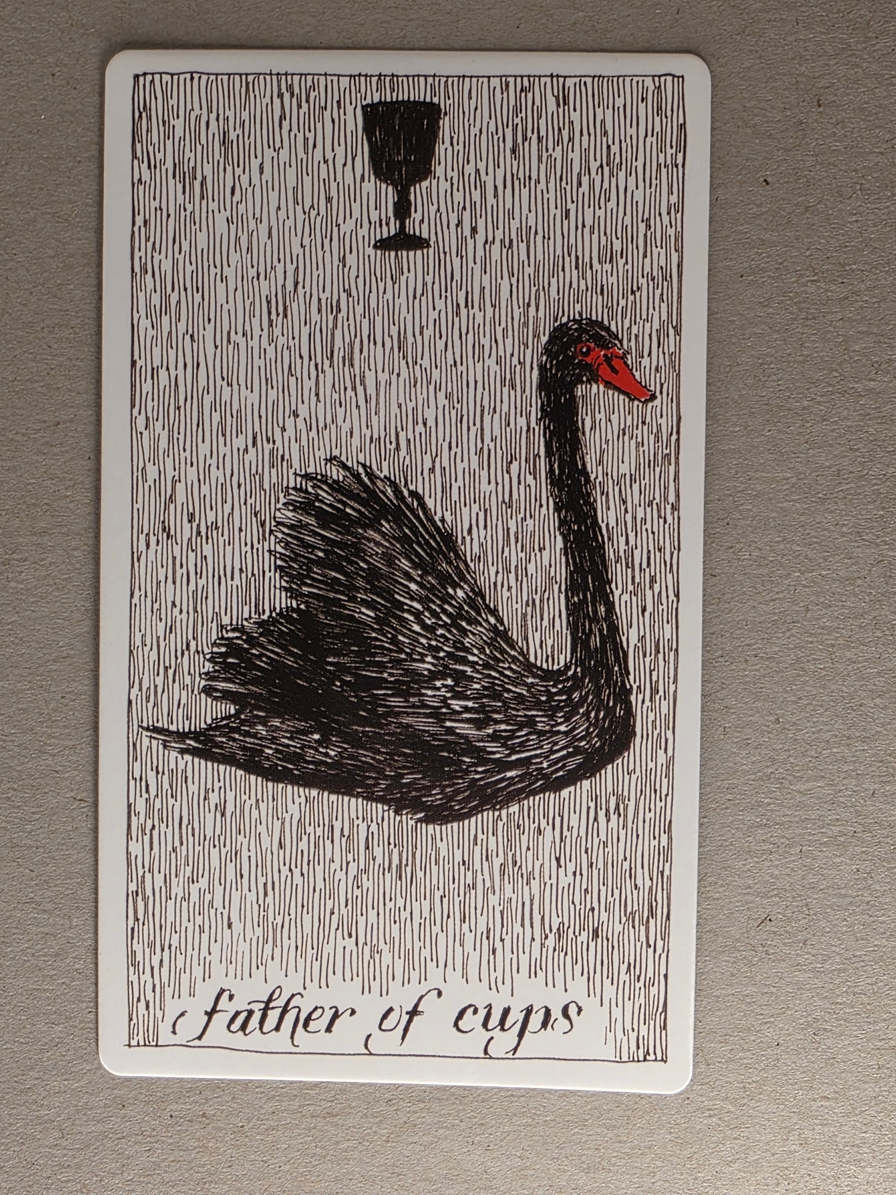 wild unknown father of cups single card replacement