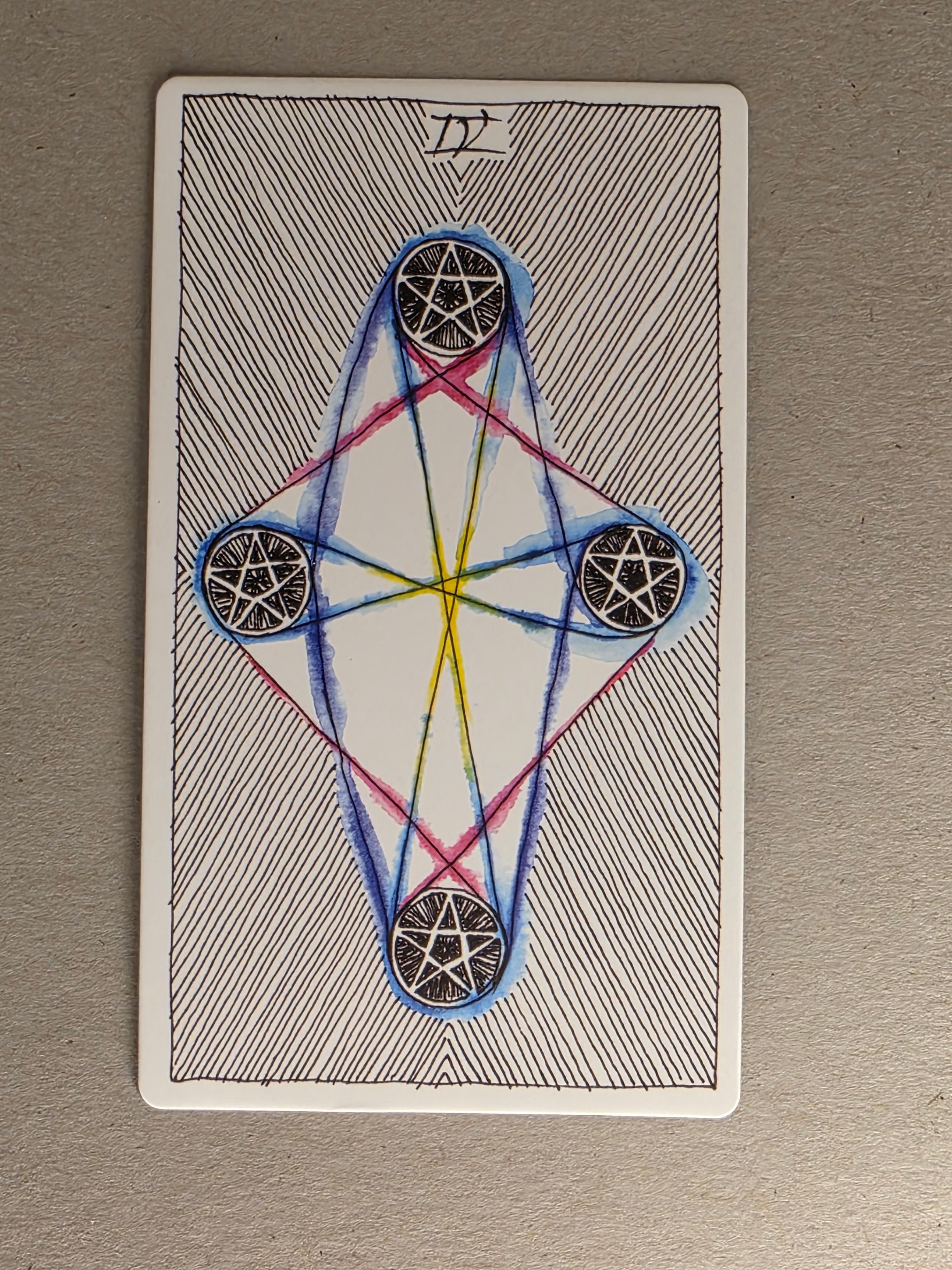 wild unknown four of pentacles single card replacement