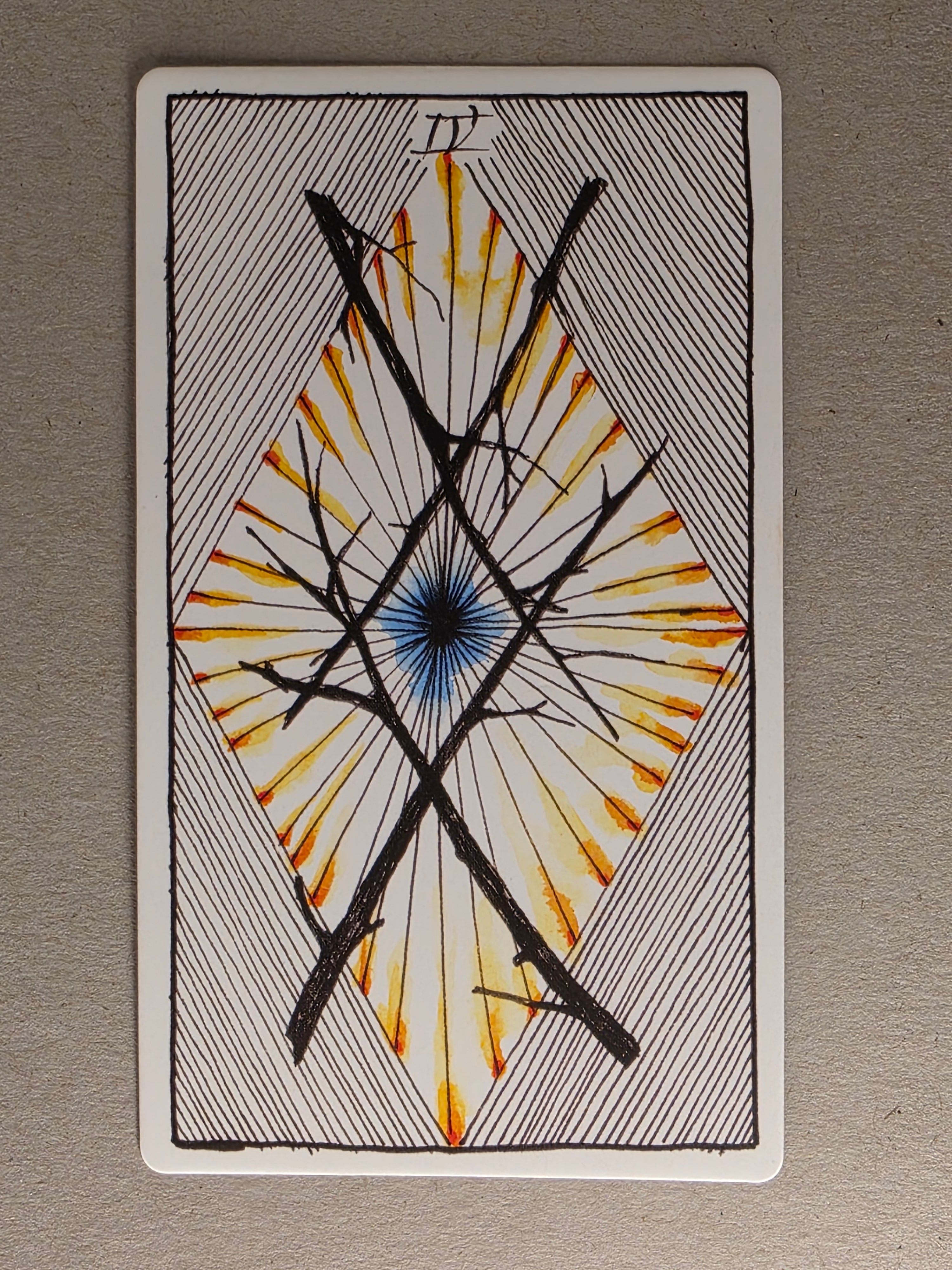 wild unknown four of wands single card replacement