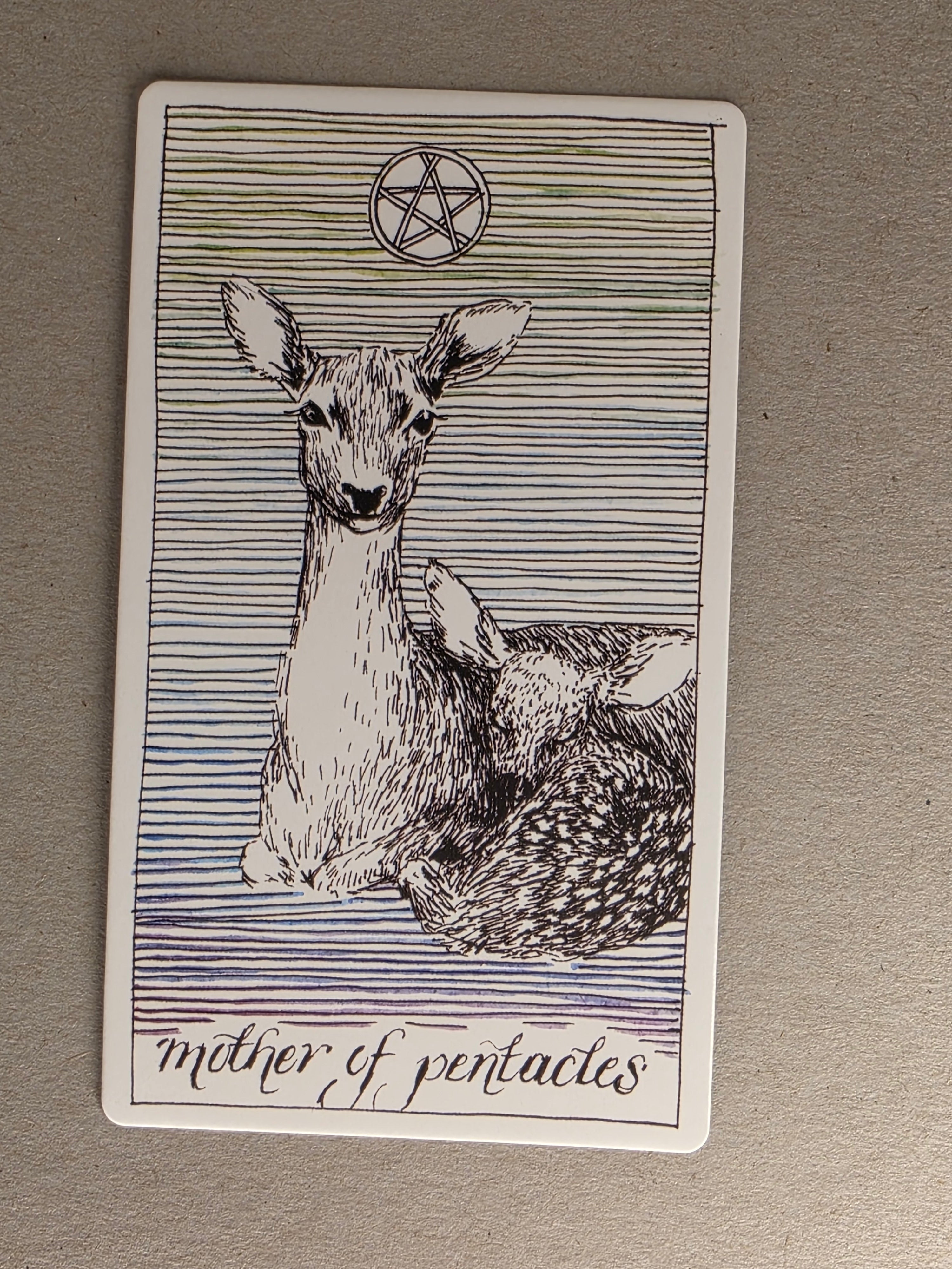 wild unknown mother of pentacles single card replacement