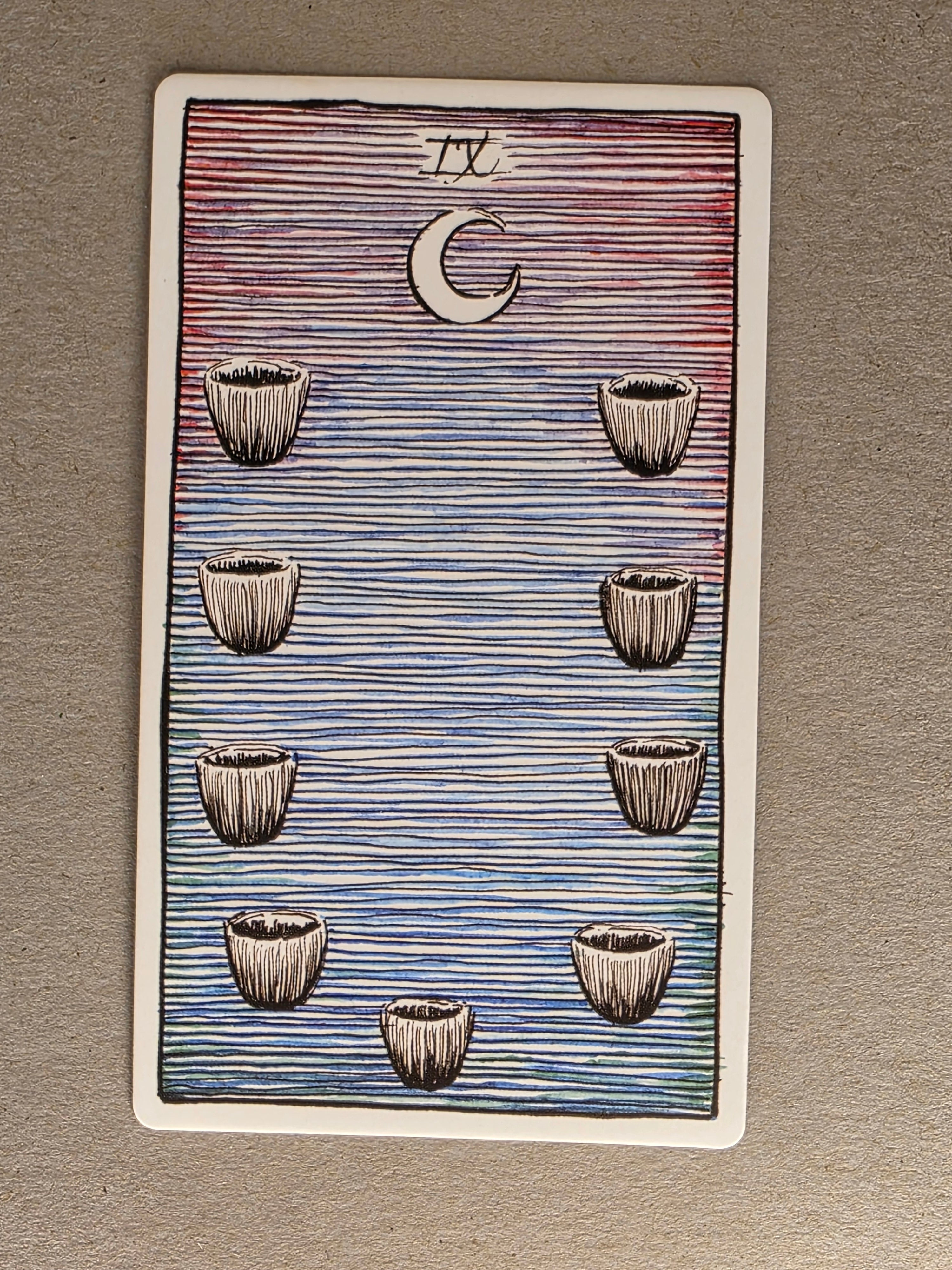 wild unknown nine of cups single card replacement