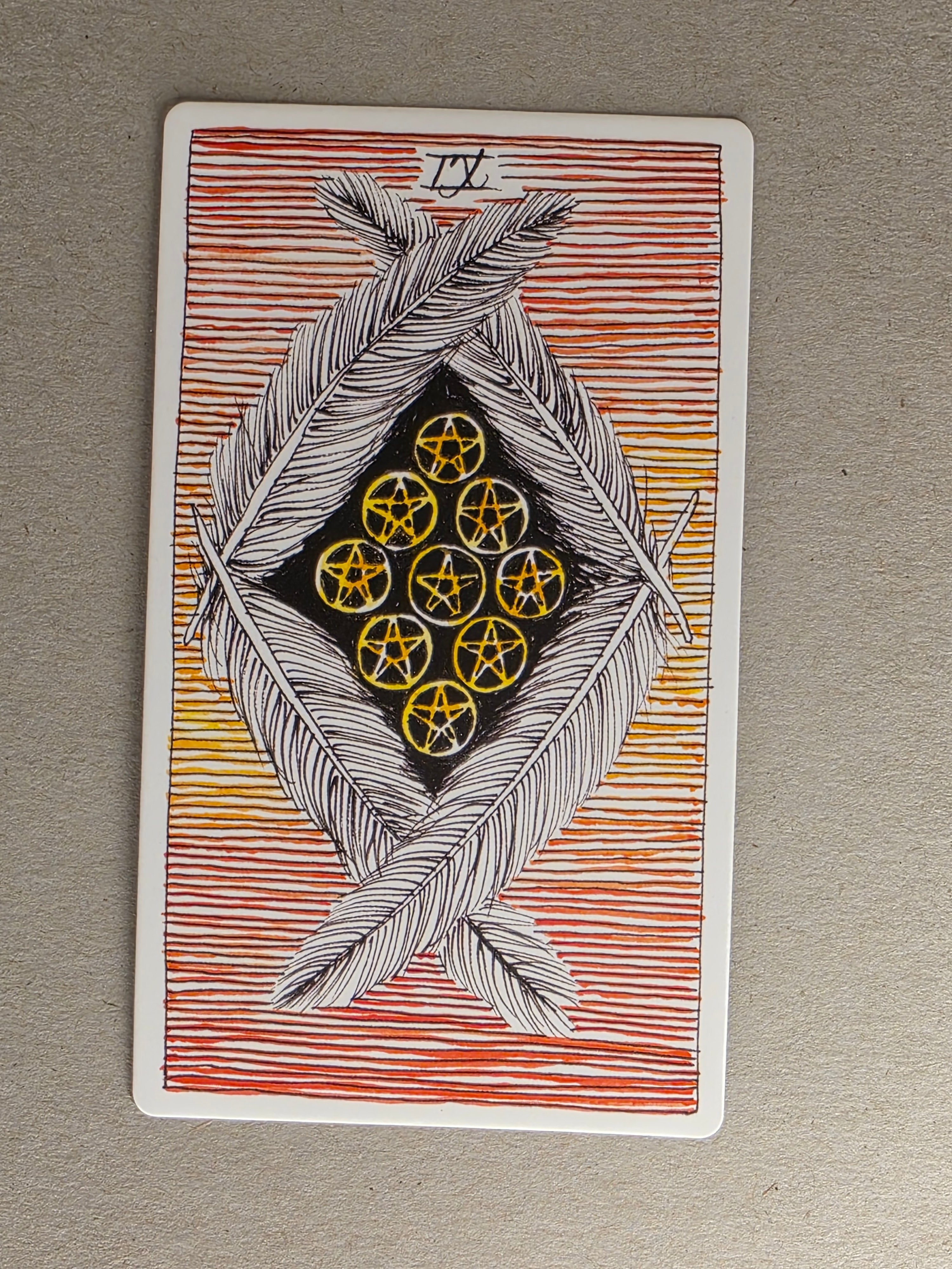 wild unknown nine of pentacles single card replacement