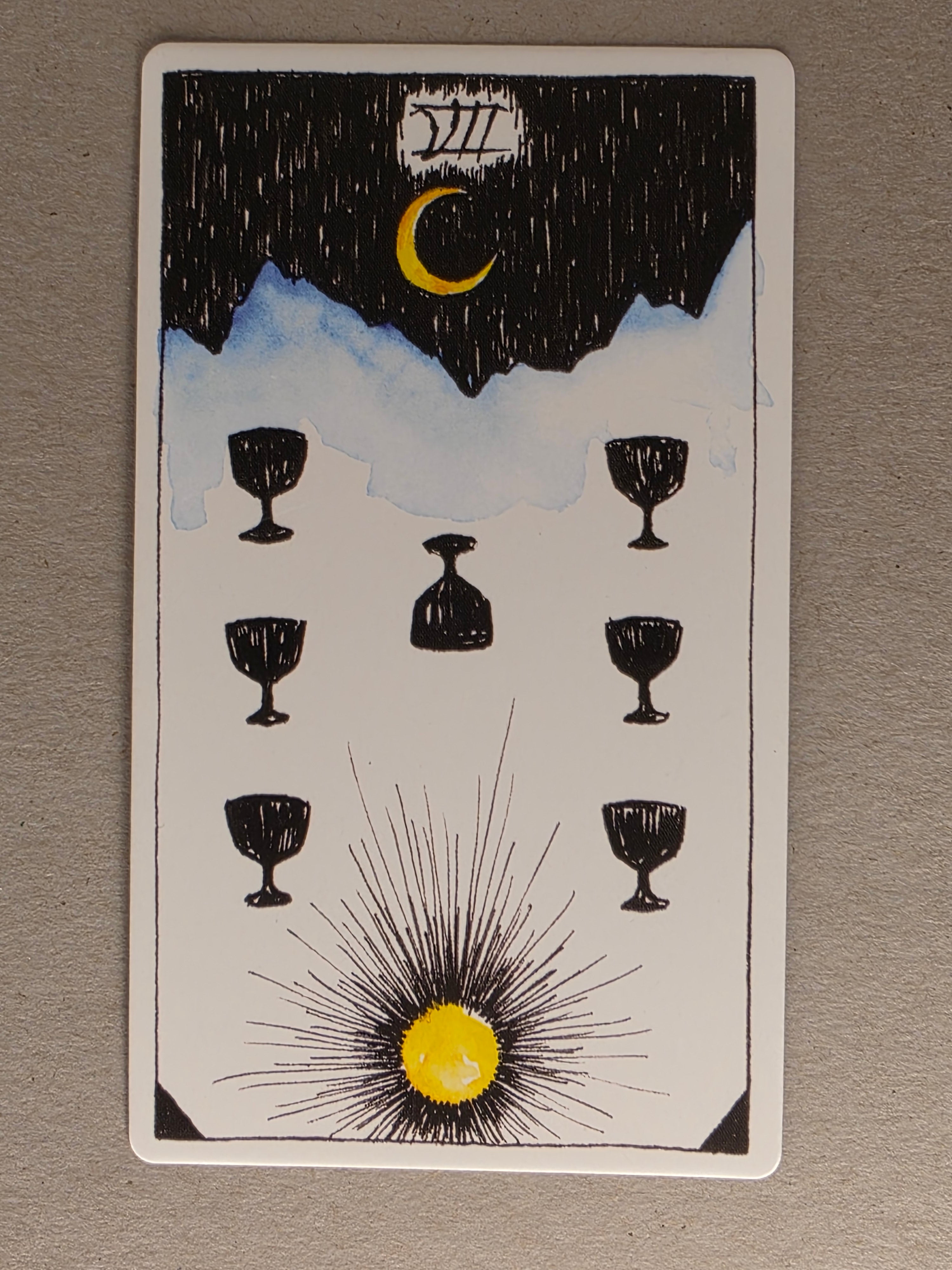 wild unknown seven of cups single card replacement