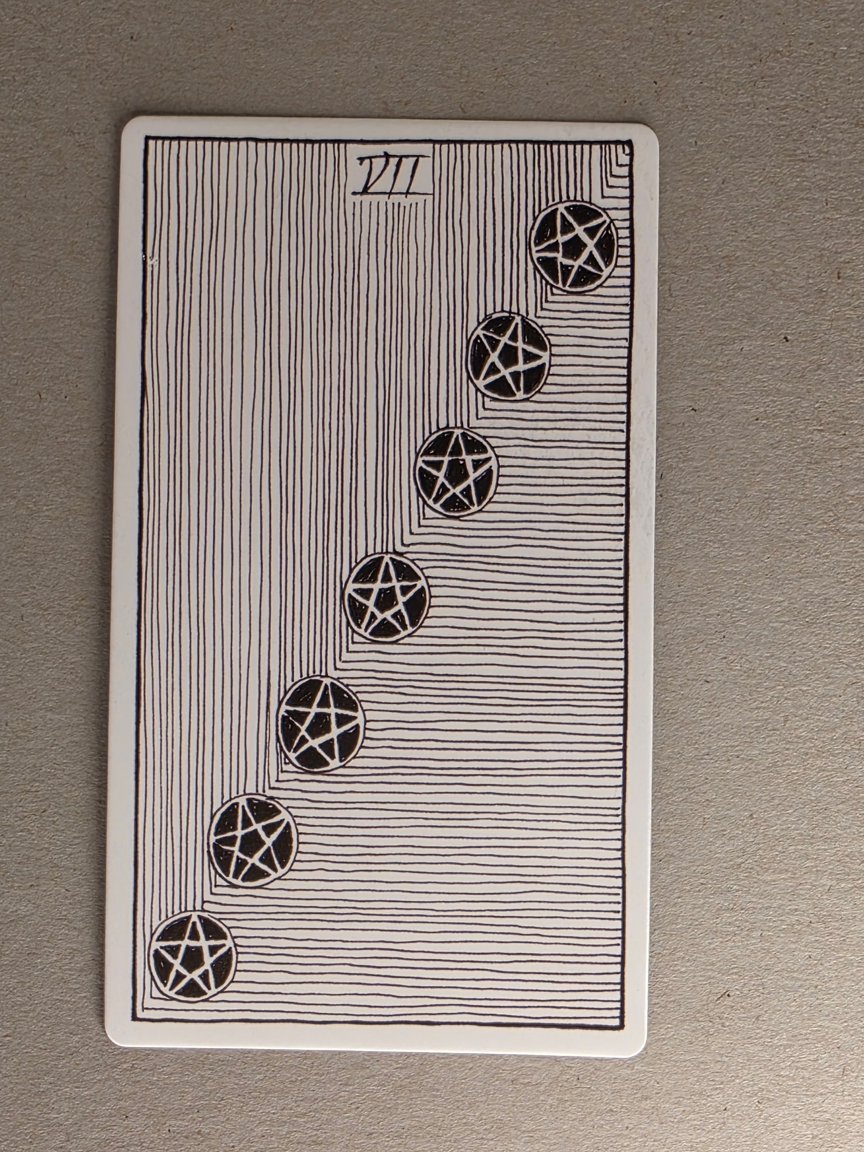 wild unknown seven of pentacles single card replacement