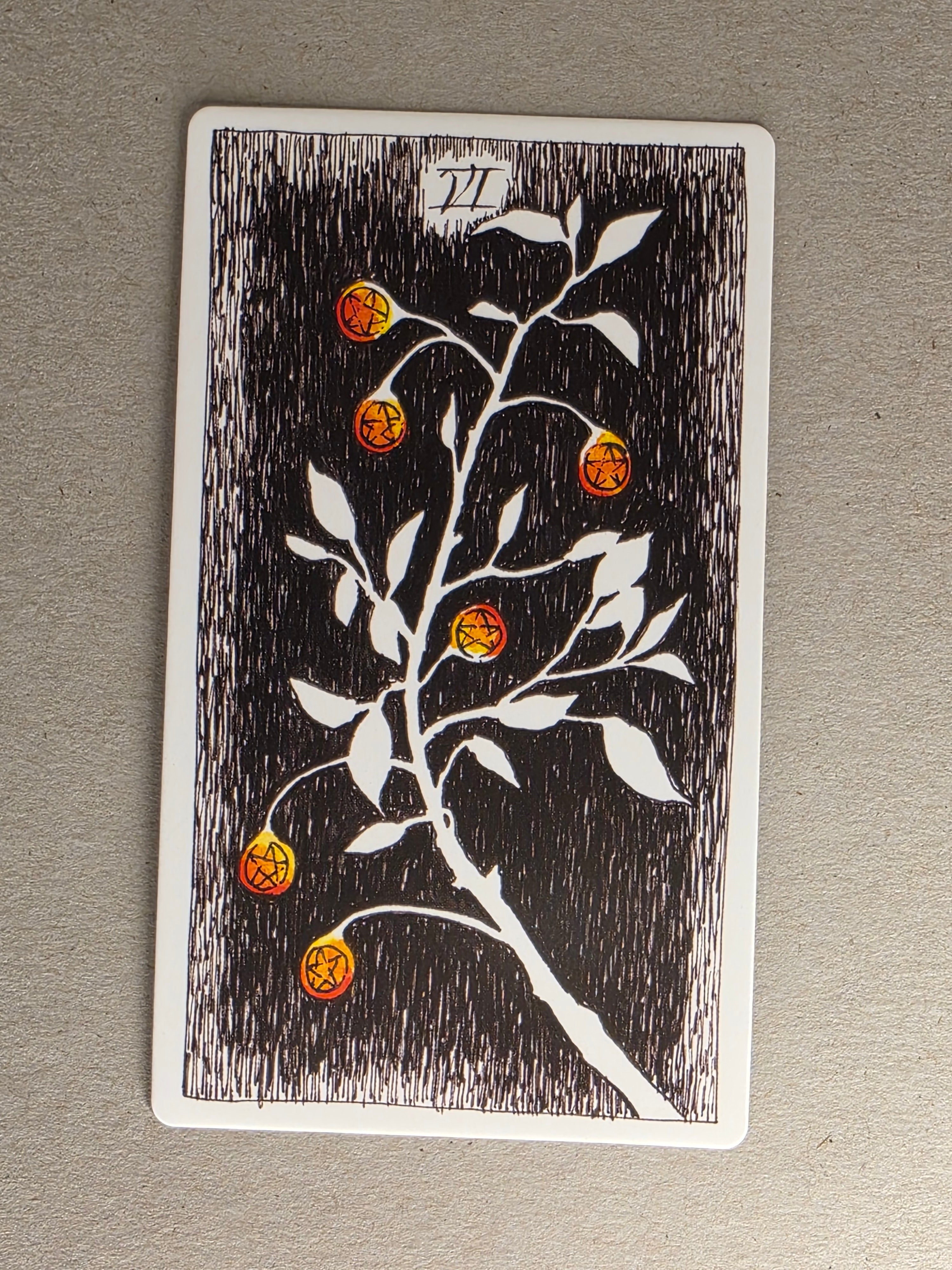 wild unknown six of pentacles single card replacement