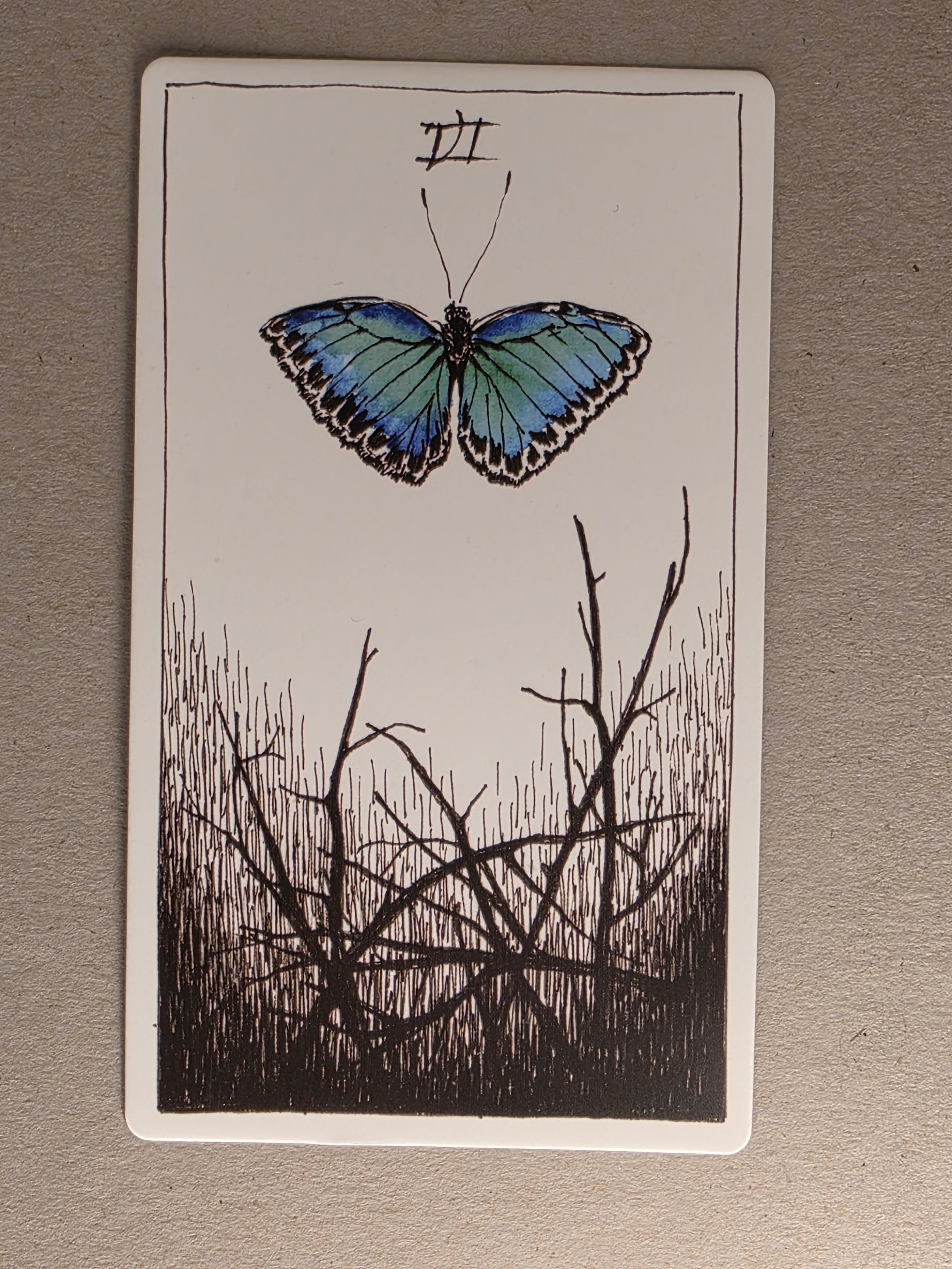 wild unknown six of wands single card replacement