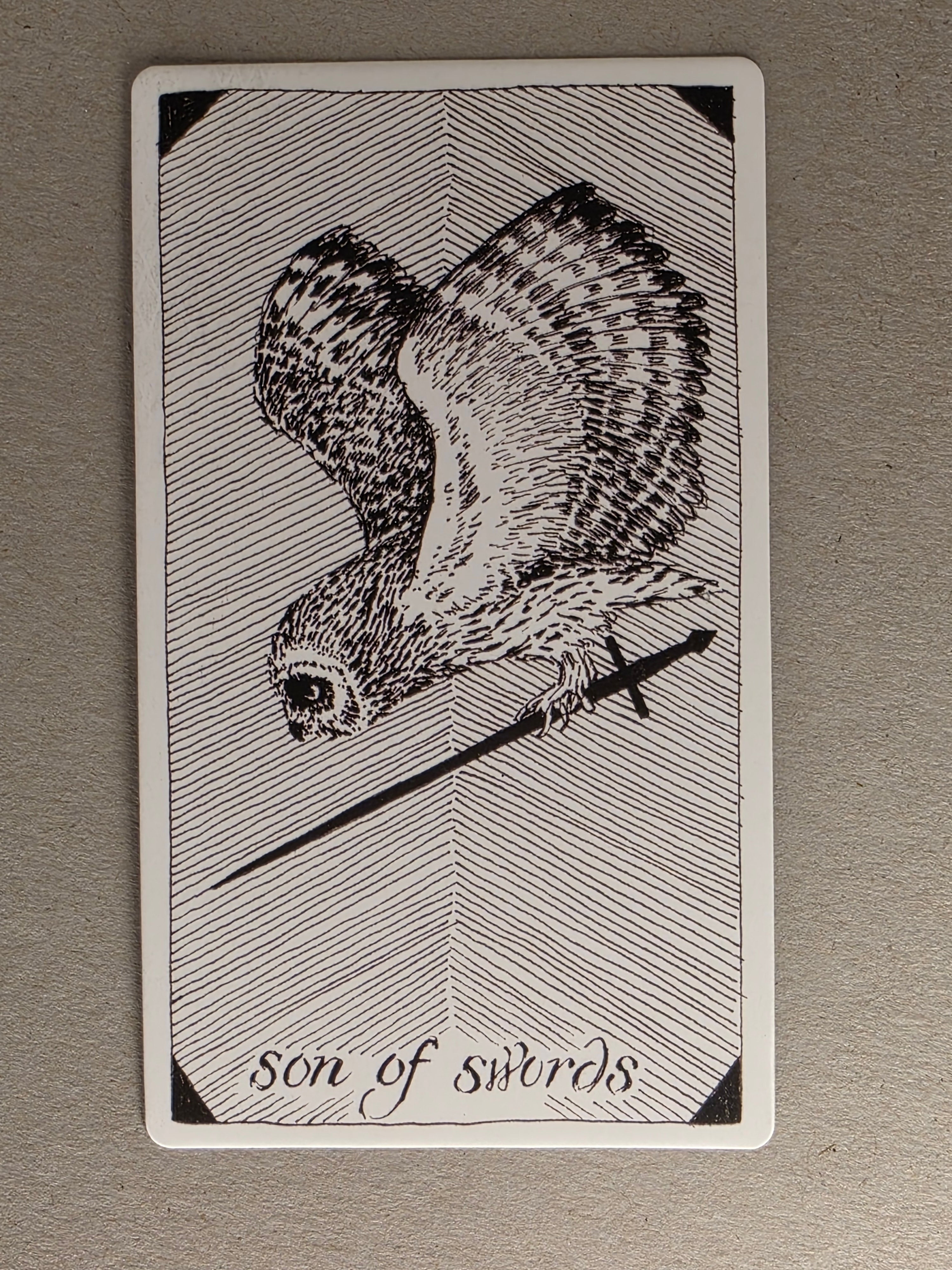 wild unknown son of swords single card replacement