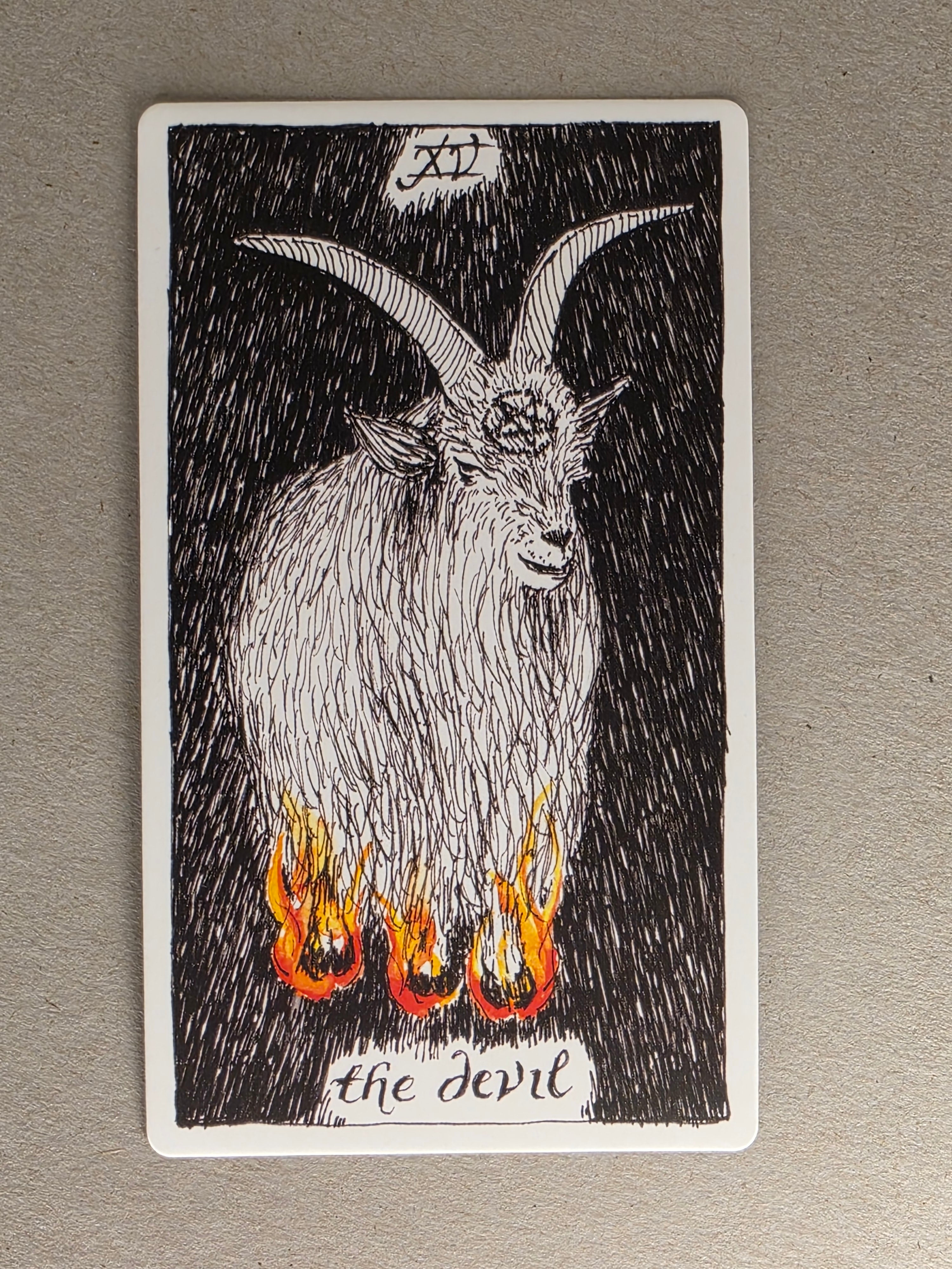 wild unknown the devil single card replacement