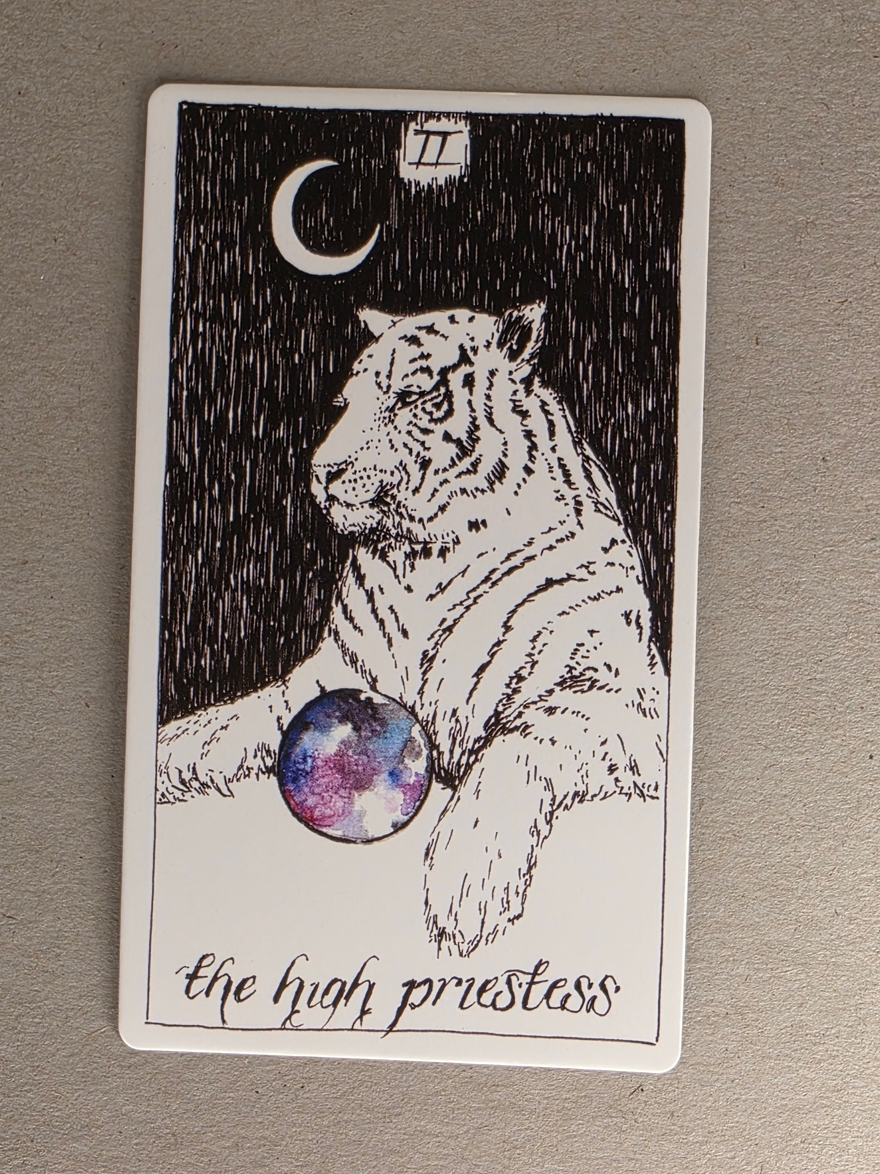 wild unknown the high priestess single card replacement