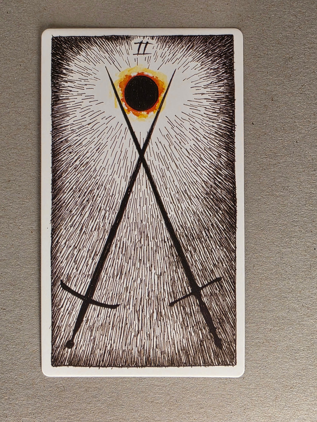 wild unknown two of swords single card replacement